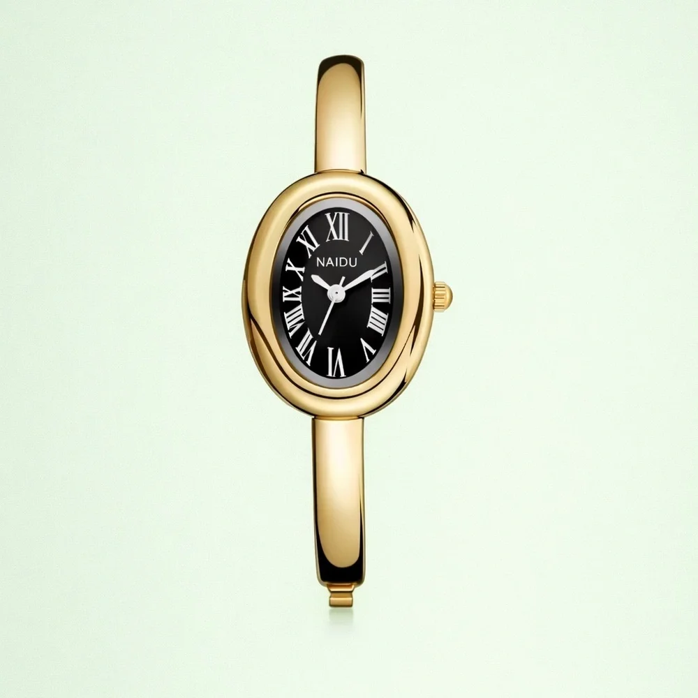 Baignoire Classic Gold Black Women's Watch